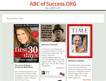 Tablet Screenshot of abcofsuccess.org